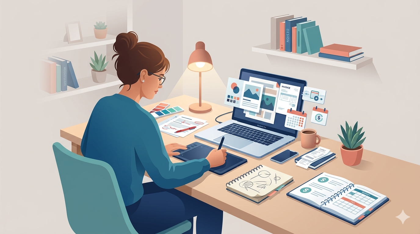 Freelance Designer Tax Guide: Client Revisions, Software Costs, and Cash Reserves for Irregular Creative Work